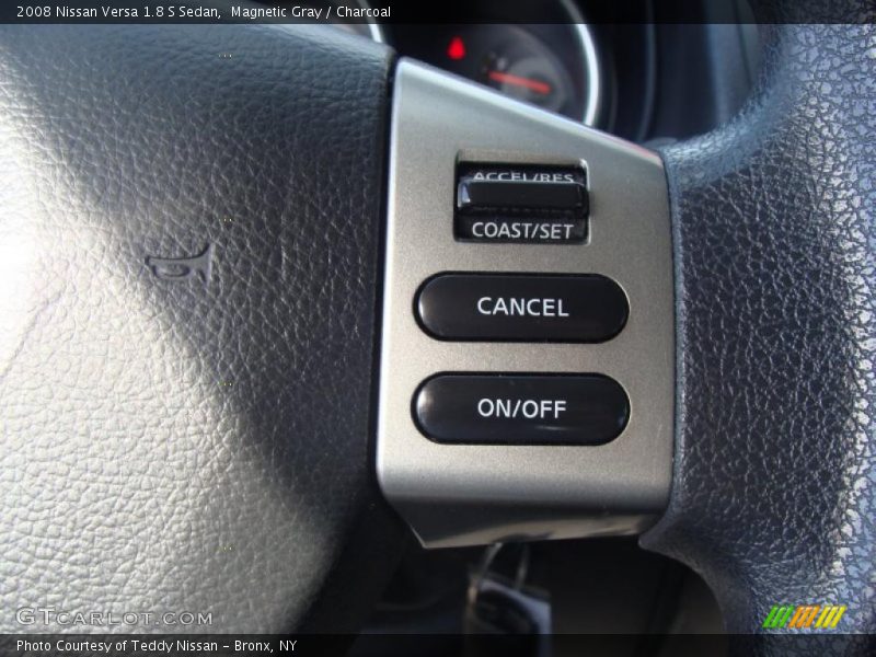 Magnetic Gray / Charcoal 2008 Nissan Versa 1.8 S Sedan