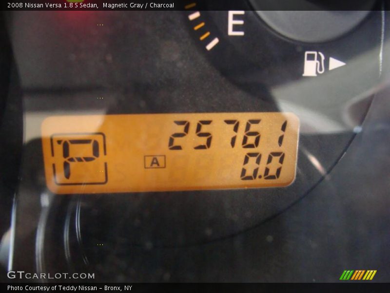 Magnetic Gray / Charcoal 2008 Nissan Versa 1.8 S Sedan