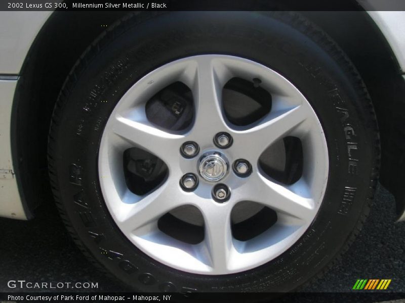 Millennium Silver Metallic / Black 2002 Lexus GS 300