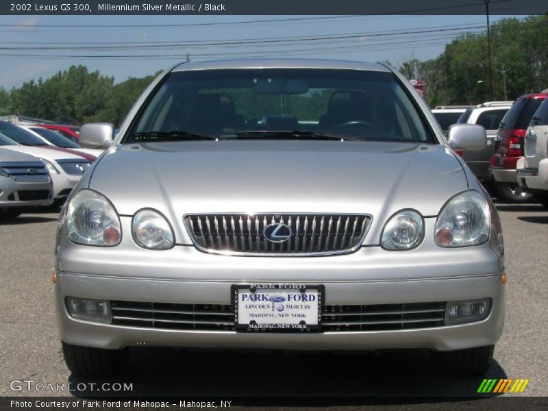 Millennium Silver Metallic / Black 2002 Lexus GS 300
