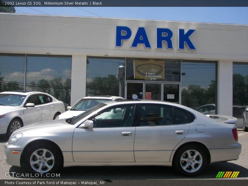 Millennium Silver Metallic / Black 2002 Lexus GS 300