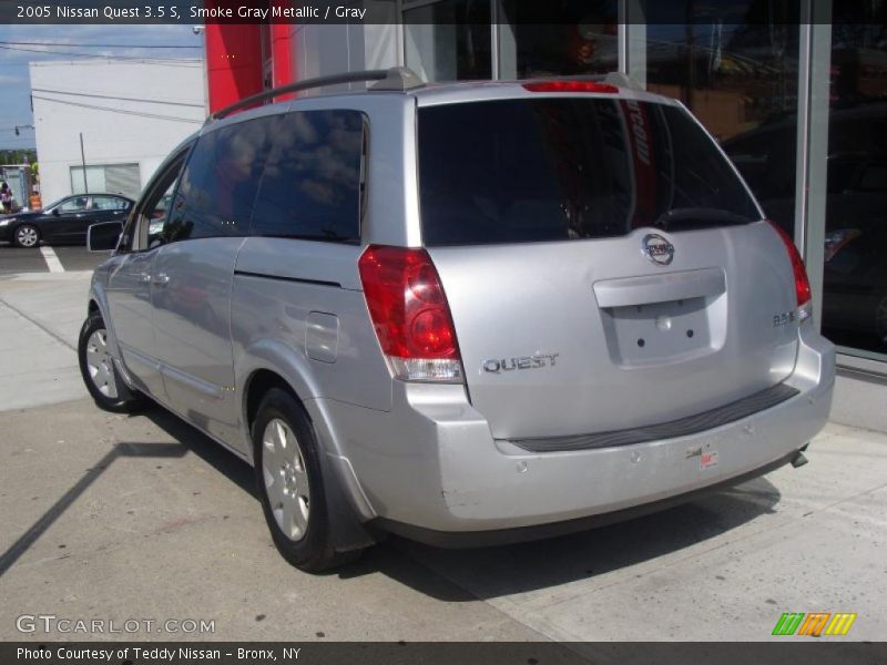 Smoke Gray Metallic / Gray 2005 Nissan Quest 3.5 S