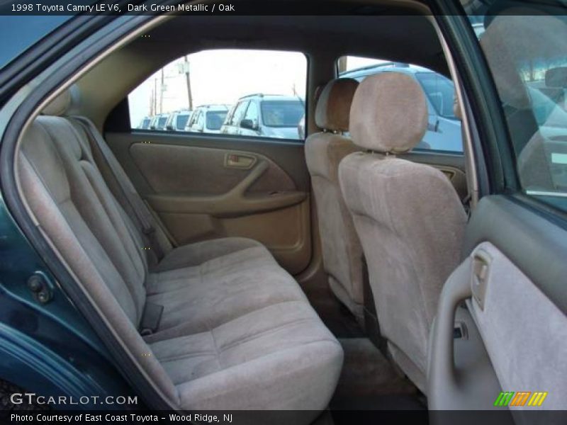 Dark Green Metallic / Oak 1998 Toyota Camry LE V6