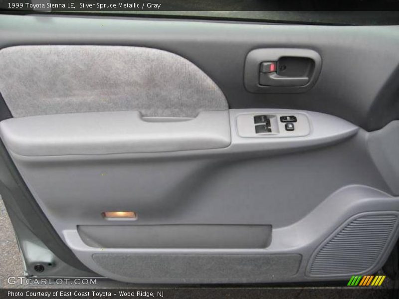 Silver Spruce Metallic / Gray 1999 Toyota Sienna LE