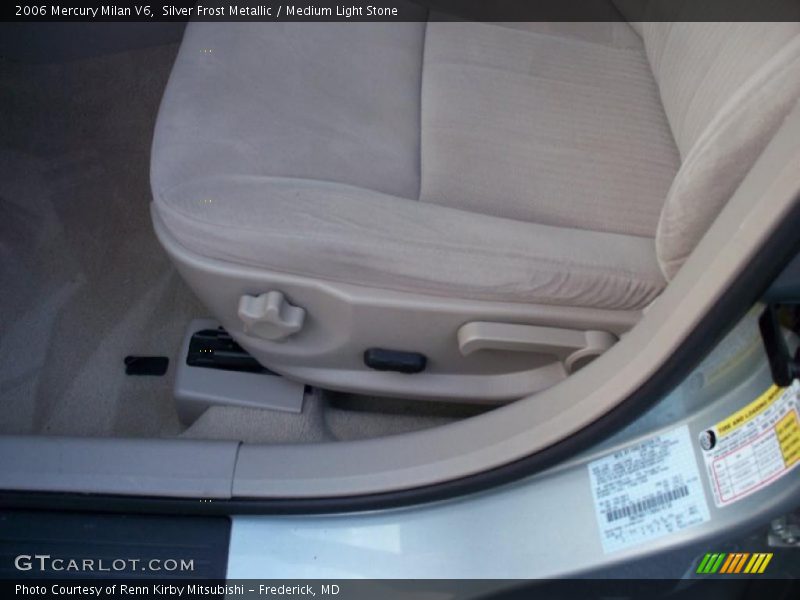 Silver Frost Metallic / Medium Light Stone 2006 Mercury Milan V6