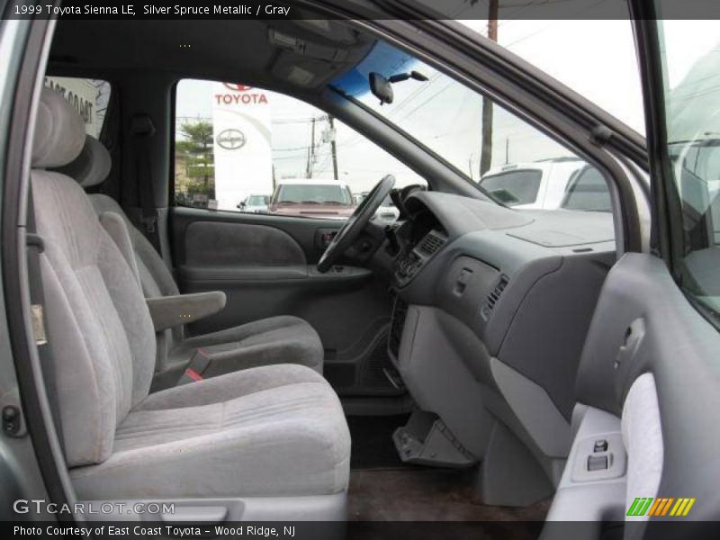 Silver Spruce Metallic / Gray 1999 Toyota Sienna LE