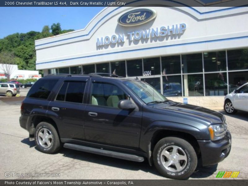Dark Gray Metallic / Light Gray 2006 Chevrolet TrailBlazer LS 4x4