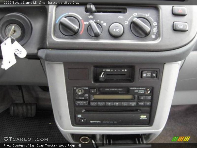 Silver Spruce Metallic / Gray 1999 Toyota Sienna LE