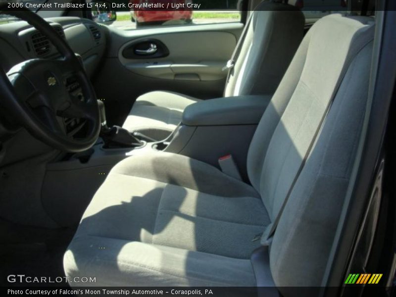 Dark Gray Metallic / Light Gray 2006 Chevrolet TrailBlazer LS 4x4