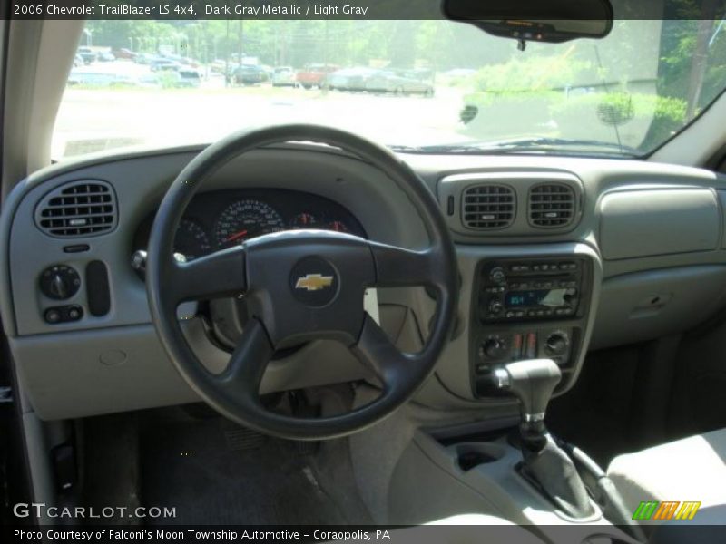 Dark Gray Metallic / Light Gray 2006 Chevrolet TrailBlazer LS 4x4