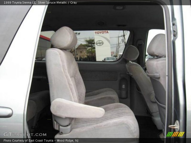 Silver Spruce Metallic / Gray 1999 Toyota Sienna LE