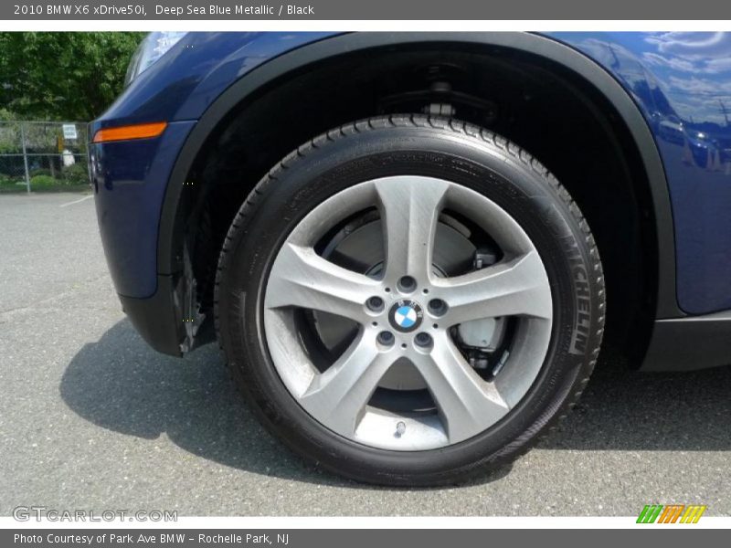 Deep Sea Blue Metallic / Black 2010 BMW X6 xDrive50i
