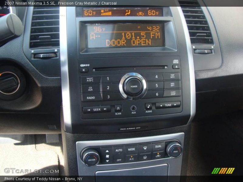 Precision Gray Metallic / Charcoal 2007 Nissan Maxima 3.5 SE
