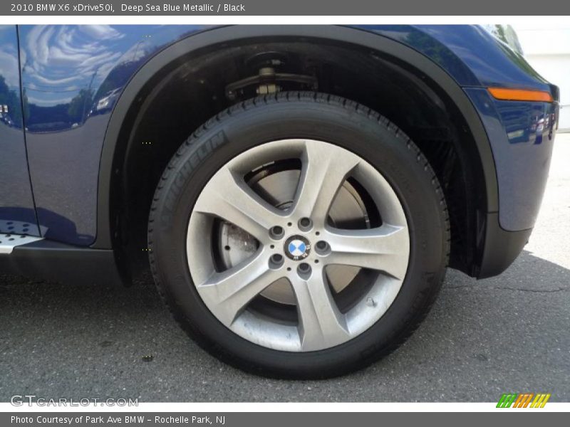 Deep Sea Blue Metallic / Black 2010 BMW X6 xDrive50i
