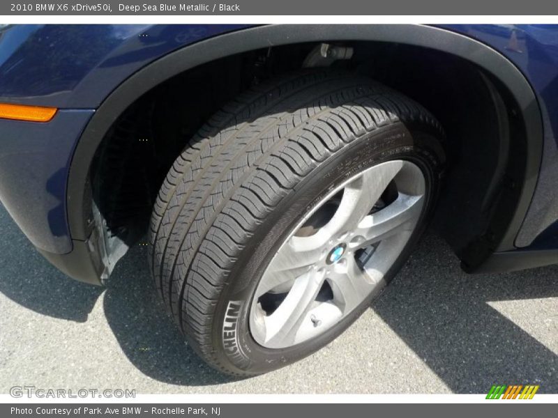 Deep Sea Blue Metallic / Black 2010 BMW X6 xDrive50i