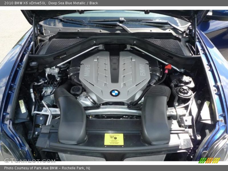 Deep Sea Blue Metallic / Black 2010 BMW X6 xDrive50i