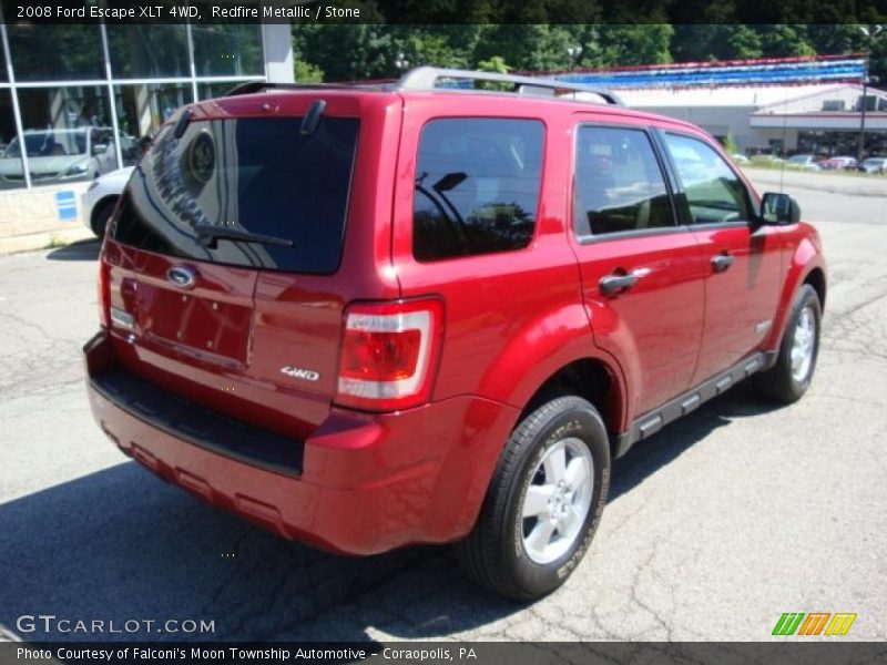 Redfire Metallic / Stone 2008 Ford Escape XLT 4WD