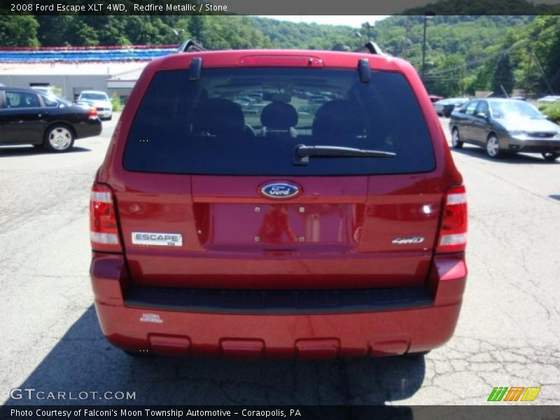 Redfire Metallic / Stone 2008 Ford Escape XLT 4WD