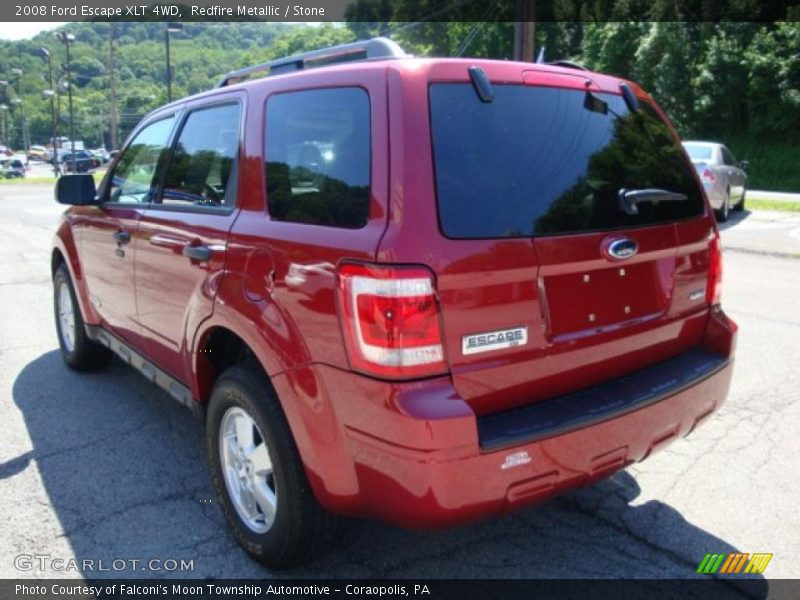 Redfire Metallic / Stone 2008 Ford Escape XLT 4WD