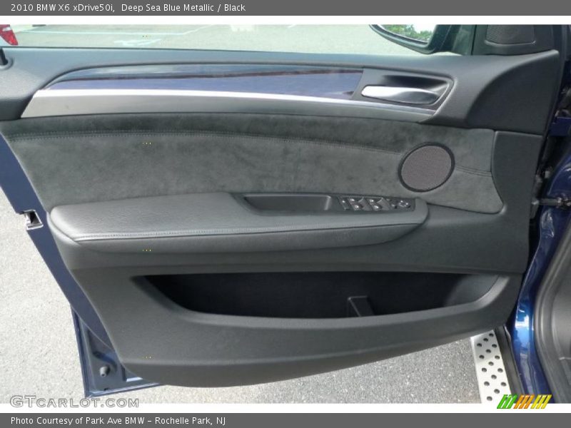 Deep Sea Blue Metallic / Black 2010 BMW X6 xDrive50i