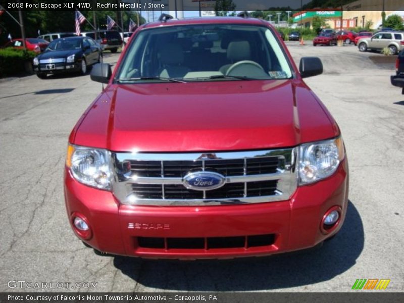 Redfire Metallic / Stone 2008 Ford Escape XLT 4WD