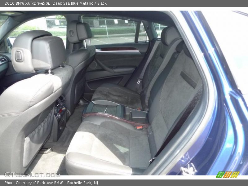 Deep Sea Blue Metallic / Black 2010 BMW X6 xDrive50i