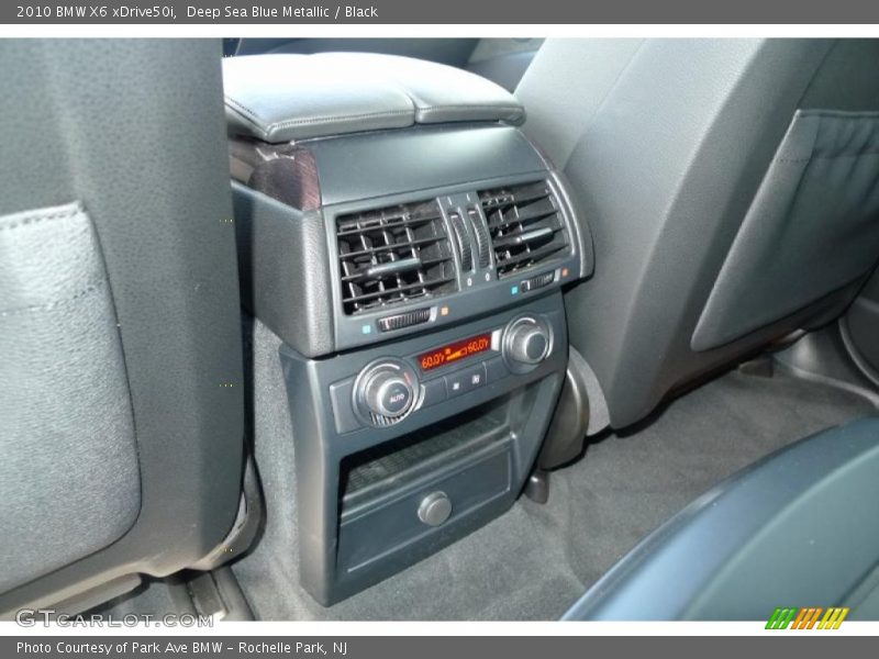 Deep Sea Blue Metallic / Black 2010 BMW X6 xDrive50i