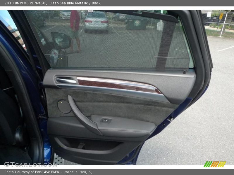 Deep Sea Blue Metallic / Black 2010 BMW X6 xDrive50i