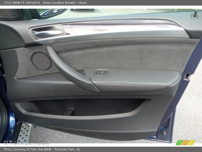 Deep Sea Blue Metallic / Black 2010 BMW X6 xDrive50i