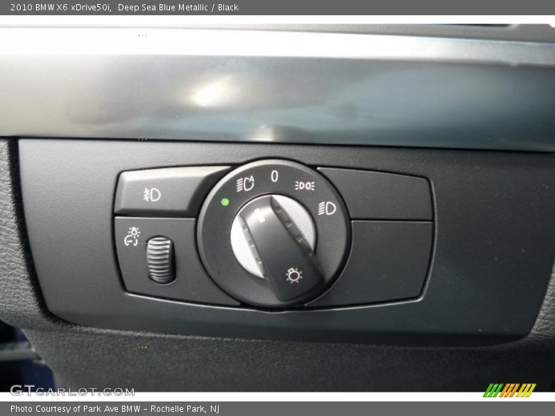 Deep Sea Blue Metallic / Black 2010 BMW X6 xDrive50i