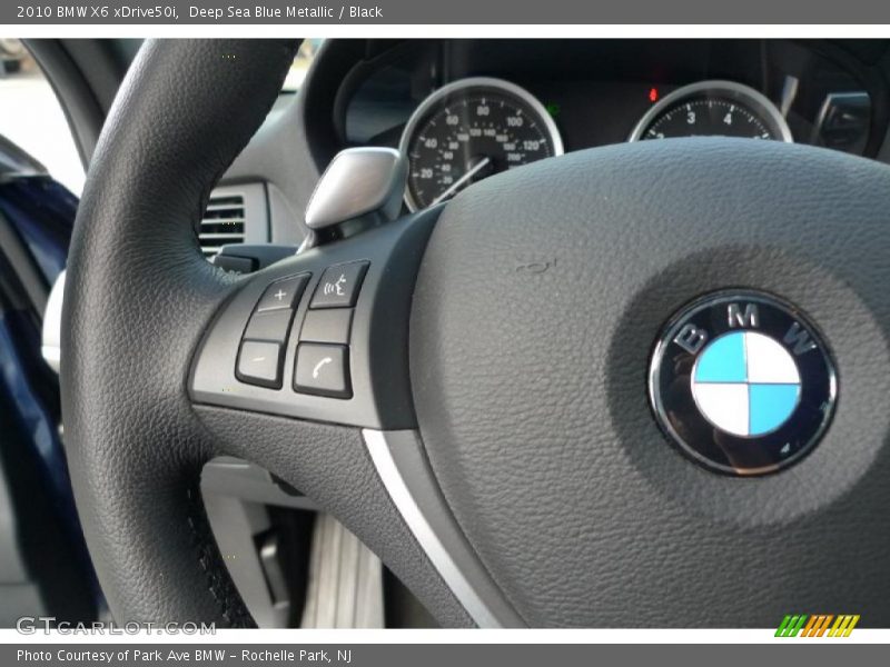 Deep Sea Blue Metallic / Black 2010 BMW X6 xDrive50i