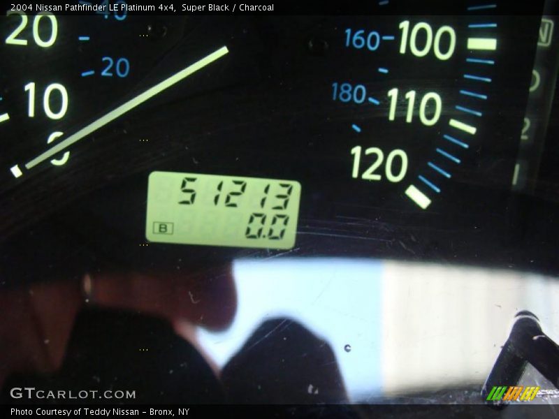 Super Black / Charcoal 2004 Nissan Pathfinder LE Platinum 4x4