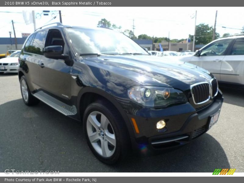 Black Sapphire Metallic / Tobacco 2010 BMW X5 xDrive30i