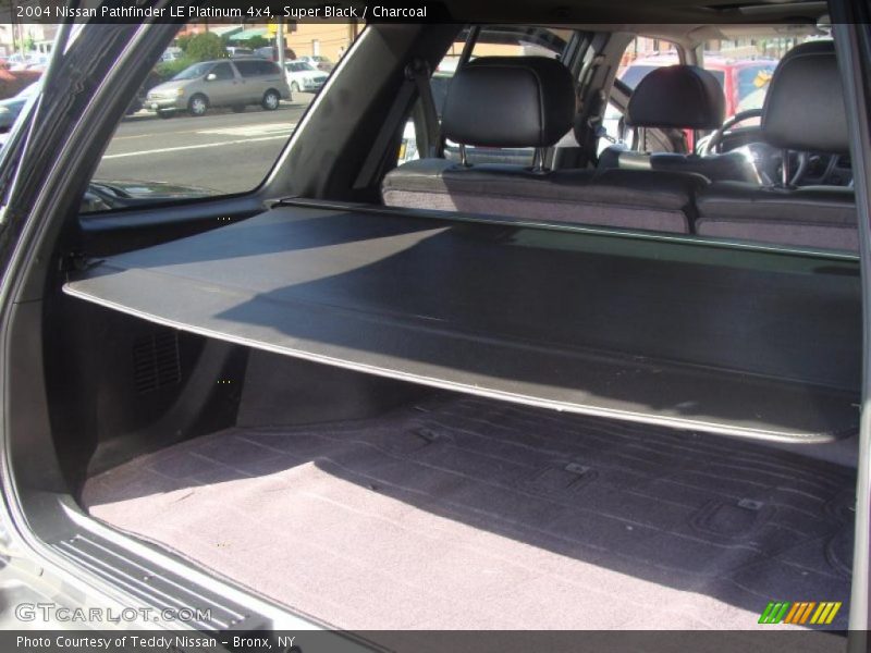 Super Black / Charcoal 2004 Nissan Pathfinder LE Platinum 4x4