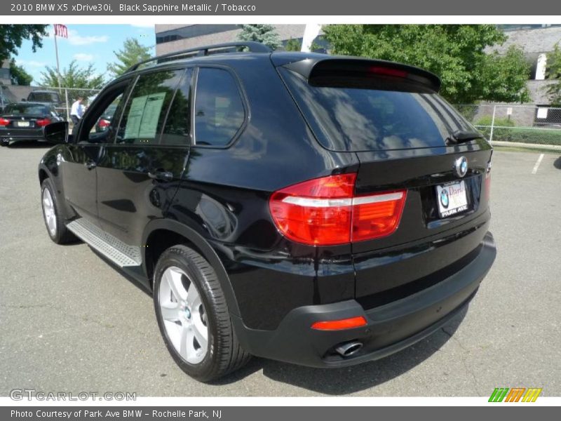 Black Sapphire Metallic / Tobacco 2010 BMW X5 xDrive30i