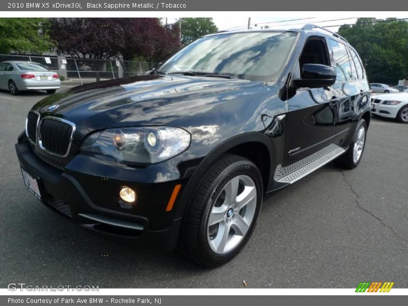 Black Sapphire Metallic / Tobacco 2010 BMW X5 xDrive30i
