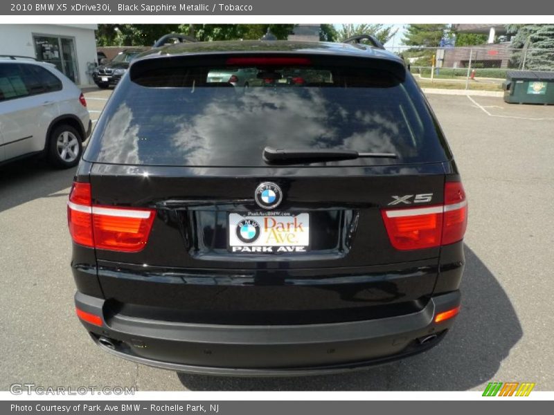 Black Sapphire Metallic / Tobacco 2010 BMW X5 xDrive30i