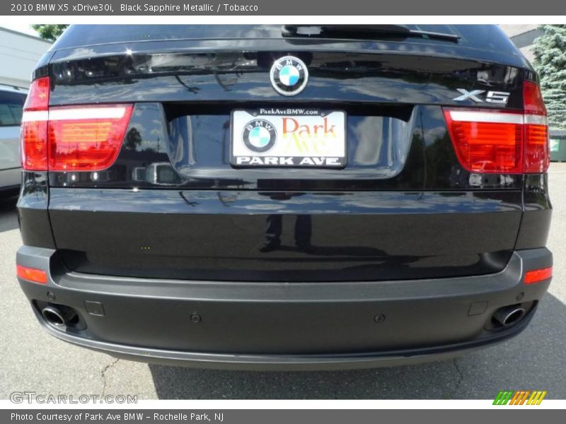 Black Sapphire Metallic / Tobacco 2010 BMW X5 xDrive30i