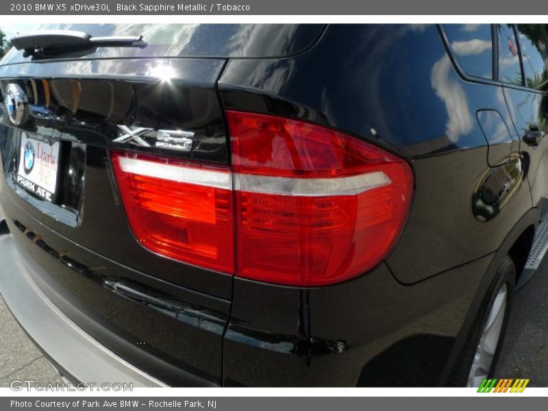 Black Sapphire Metallic / Tobacco 2010 BMW X5 xDrive30i