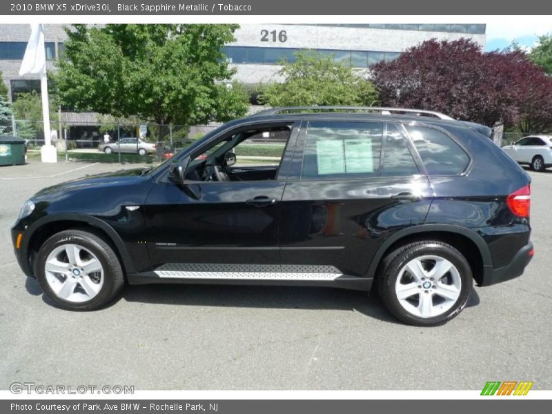 Black Sapphire Metallic / Tobacco 2010 BMW X5 xDrive30i