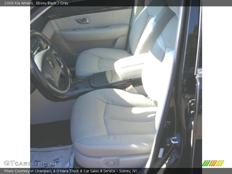 Ebony Black / Gray 2009 Kia Amanti