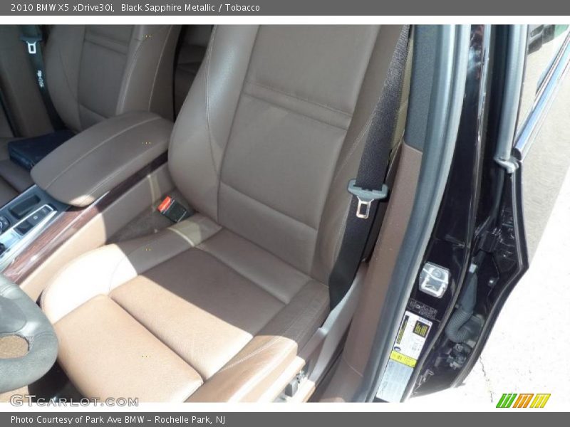 Black Sapphire Metallic / Tobacco 2010 BMW X5 xDrive30i