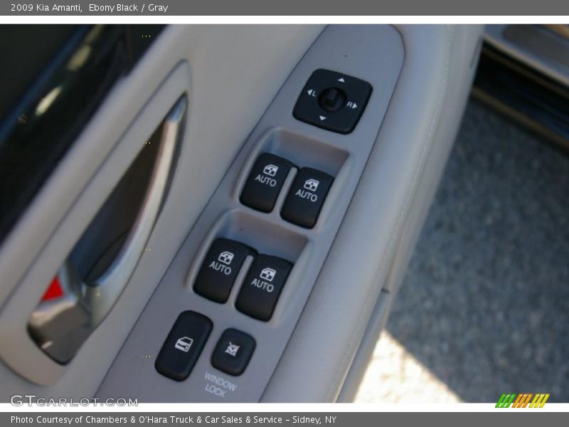 Ebony Black / Gray 2009 Kia Amanti
