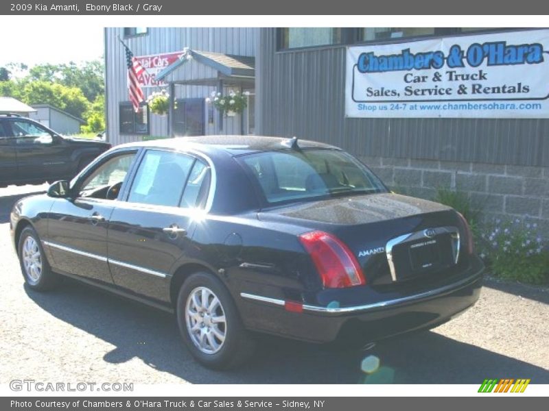Ebony Black / Gray 2009 Kia Amanti