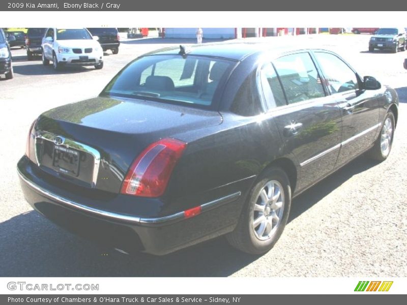 Ebony Black / Gray 2009 Kia Amanti
