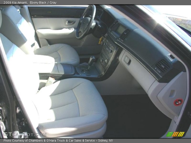 Ebony Black / Gray 2009 Kia Amanti