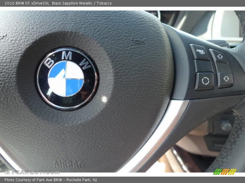 Black Sapphire Metallic / Tobacco 2010 BMW X5 xDrive30i