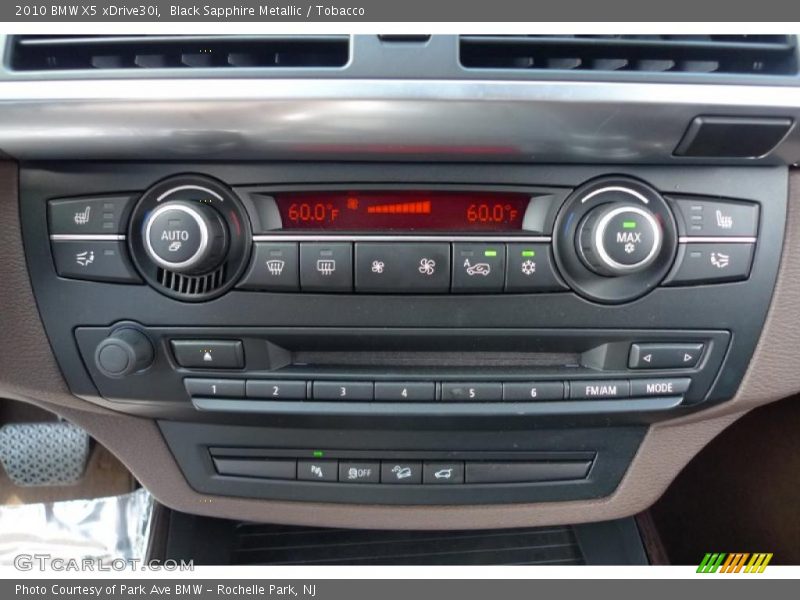 Black Sapphire Metallic / Tobacco 2010 BMW X5 xDrive30i