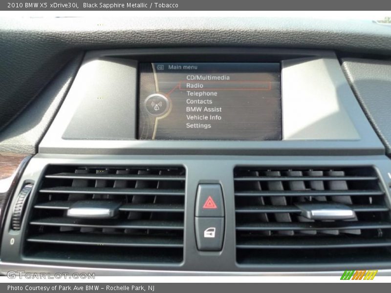 Black Sapphire Metallic / Tobacco 2010 BMW X5 xDrive30i