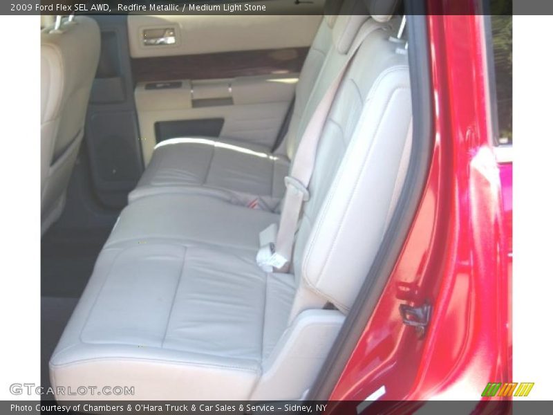 Redfire Metallic / Medium Light Stone 2009 Ford Flex SEL AWD